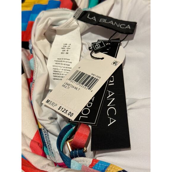 La Blanca Slice Of Paradise Lingerie One Piece Suit 4 NWT - Picture 5 of 5